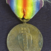 Gold medal with rainbow ribbon