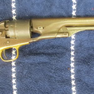 Gold colt pistol