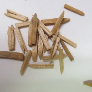 Original Civil War wooden shoe pegs !
