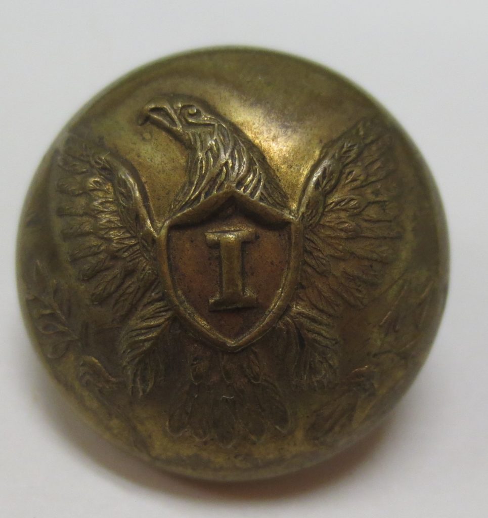 Nice Union Civil War Infantry coat button – Battleground Antiques