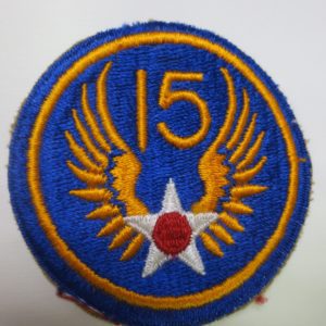 blue patch with 15 and a star