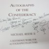 Signed Autographs of Confederacy book page