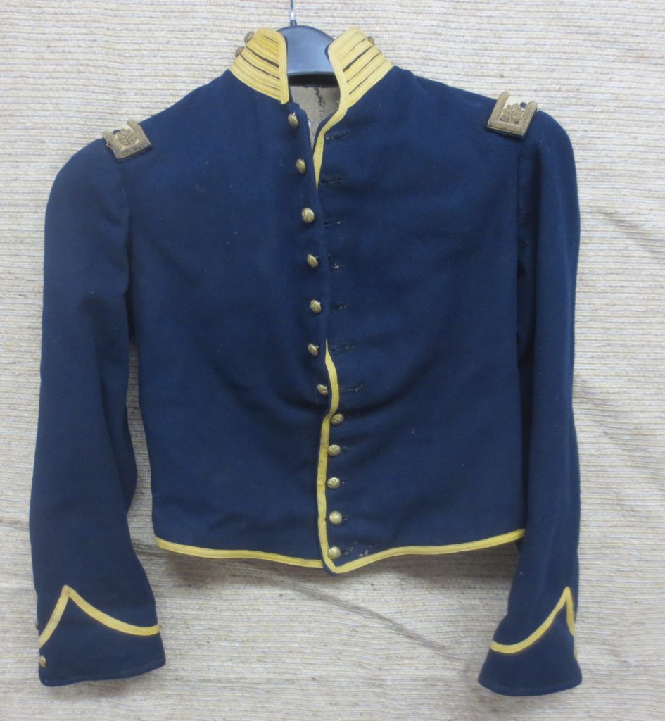 Civil War Union Cavalry shell jacket with Major’s straps