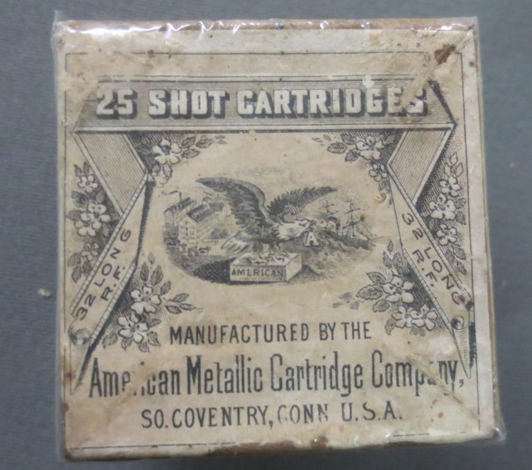 C14. .32 long rimfire, shot cartridges, box of 25, American Metallic