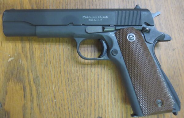 Scarce Wwii M1911a1 “colt” 45 Acp Made By Ithaca Gun Company 1944 Battleground Antiques 7031