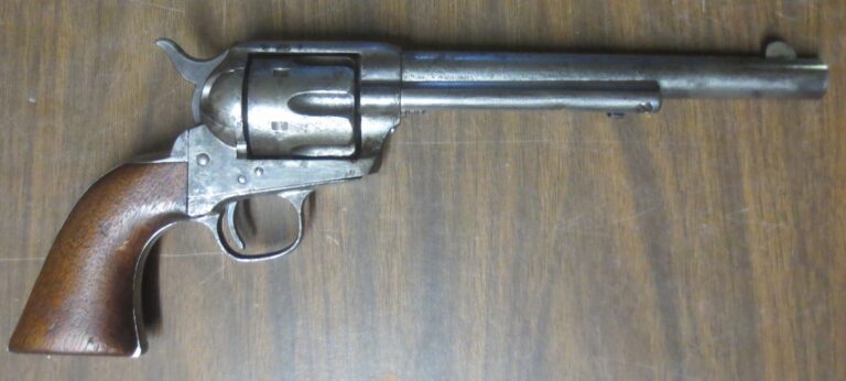 RARE Colt Single Action Army .45 made in 1885, 8th US Cavalry issued ...