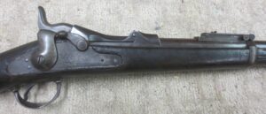 Exceptional unmolested US Model 1873 Springfield Trapdoor Carbine, 3rd US Cavalry range