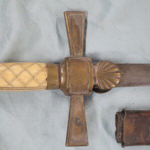 Antebellum US Model 1840 Militia NCO sword and scabbard