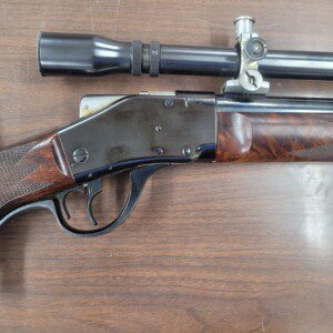 SUPERB custom George Hyde Sharps Model 1878 Borchardt Rifle in 22-3000 with scope!