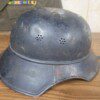 Original WWII German Luftshutz helmet, direct veteran estate purchase - Image 4