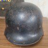 RARE German WW2 early Kriegsmarine Double Decal combat helmet - Image 3