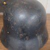 RARE German WW2 early Kriegsmarine Double Decal combat helmet - Image 4