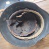 RARE German WW2 early Kriegsmarine Double Decal combat helmet - Image 6
