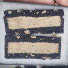RARE set of Antebellum Civil War Quartermaster Depot double embroidered rank bars - Image 2