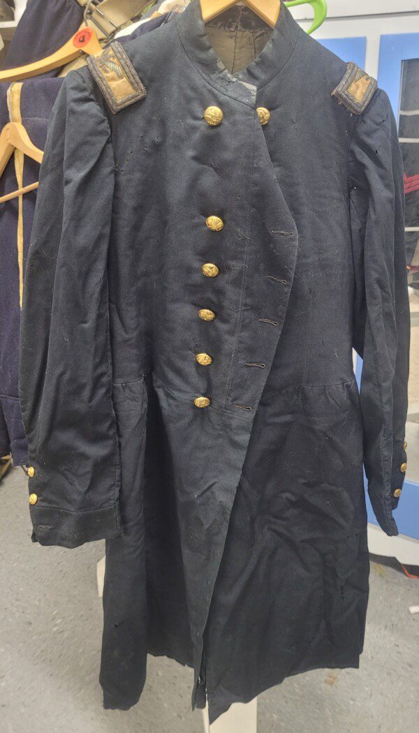 IDENTIFIED full Colonel of Cavalry Civil War frock coat, 8th Michigan commander