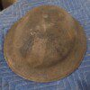 Original WWI Doughboy helmet shell, 1st Division “Big Red 1” paint! - Image 2
