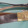 Fine German WWII SA belt with sword hangers and near mint buckle - Image 2