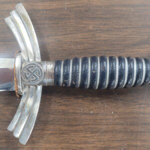 WWII German Luftwaffe (Air Force) dagger with sheath, 1st Model