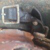 German WWII Heer (Army) Infantry helmet, M42, KIA battle damaged! - Image 6