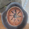German WWII Luftwaffe (Air Force) ground force combat helmet with original liner - Image 4