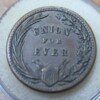 Lot of THREE Civil War patriotic trade tokens, non-dug, as found in a cap pouch! - Image 3