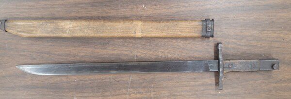 WWII Japanese Arisaka “Last Ditch” bayonet and scabbard