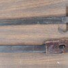 WWII Japanese Arisaka bayonet and scabbard, plus belt throg! - Image 3