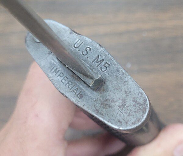 US M5 Bayonet in US M8A1 sheath, M-1 Garand Rifle