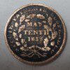 RARE American Hard Times large cent token 1837 with Phoenix motif from a Civil War Confederate camp! - Image 2