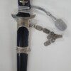 RARE German WWII Nazi CHAINED SS dagger, fine! - Image 2
