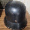 RARE M33 German “Vulcanfibre” SS helmet brought back by a US GI! - Image 3
