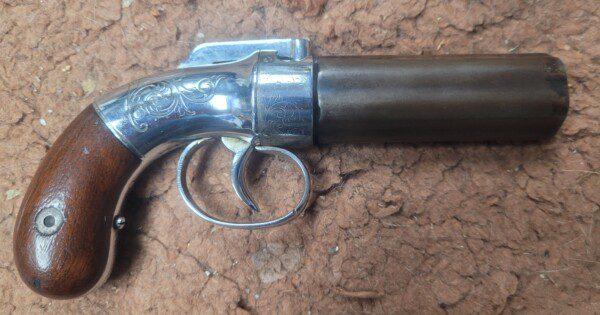 Civil War era Allen and Thurber pepperbox revolver