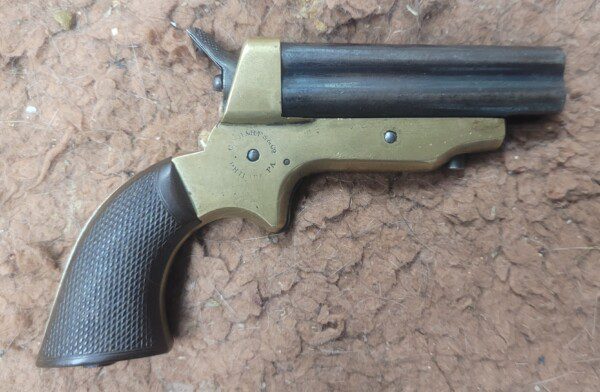 Civil War era Sharps pepperbox in scarce .32 rimfire!