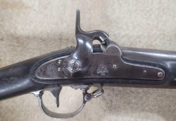 Scarce Civil War era rifled and sighted M1842 Springfield musket 1848