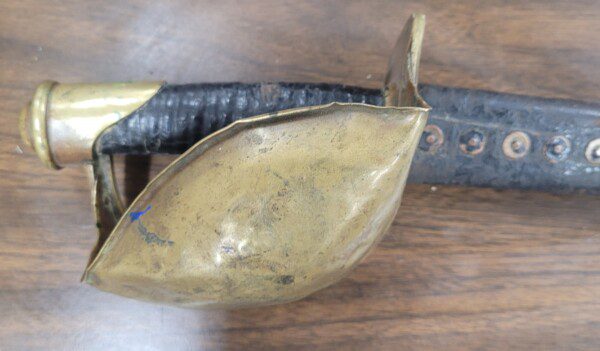 Civil War M1860 Ames Navy Cutlass with rare scabbard, ALABAMA find!