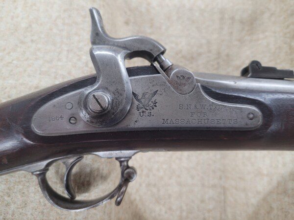 Civil War M1863 “Artillery” rifle, scarce SN&WTC maker