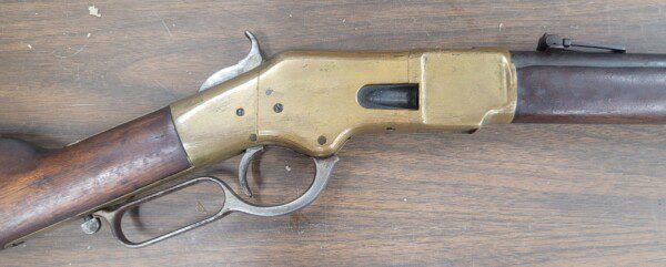 Scarce Winchester Model 1866 musket chambered in .44 Henry!