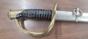 Civil War US Model 1860 Light Cavalry sword and scabbard, nice!