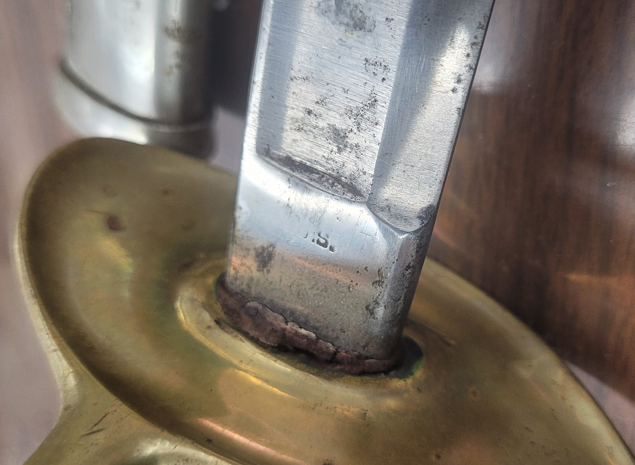 Civil War US Model 1860 Light Cavalry sword and scabbard, nice! - Image 6