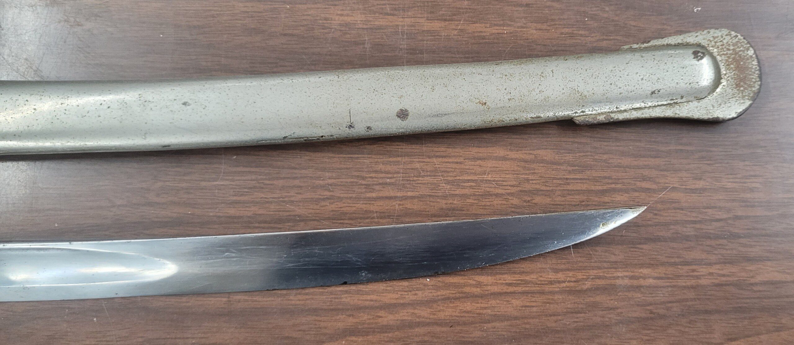 Civil War US Model 1860 Light Cavalry sword and scabbard, nice! - Image 7