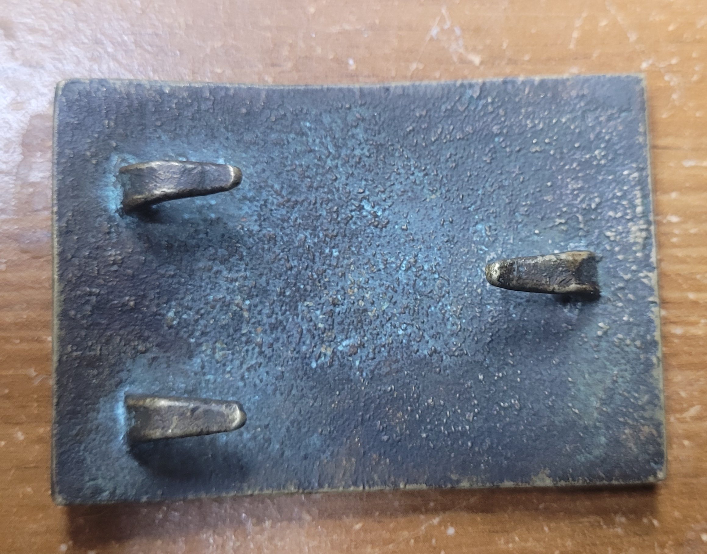 Superb Civil War Confederate Richmond Armory CSA rectangle buckle, FINE - Image 2