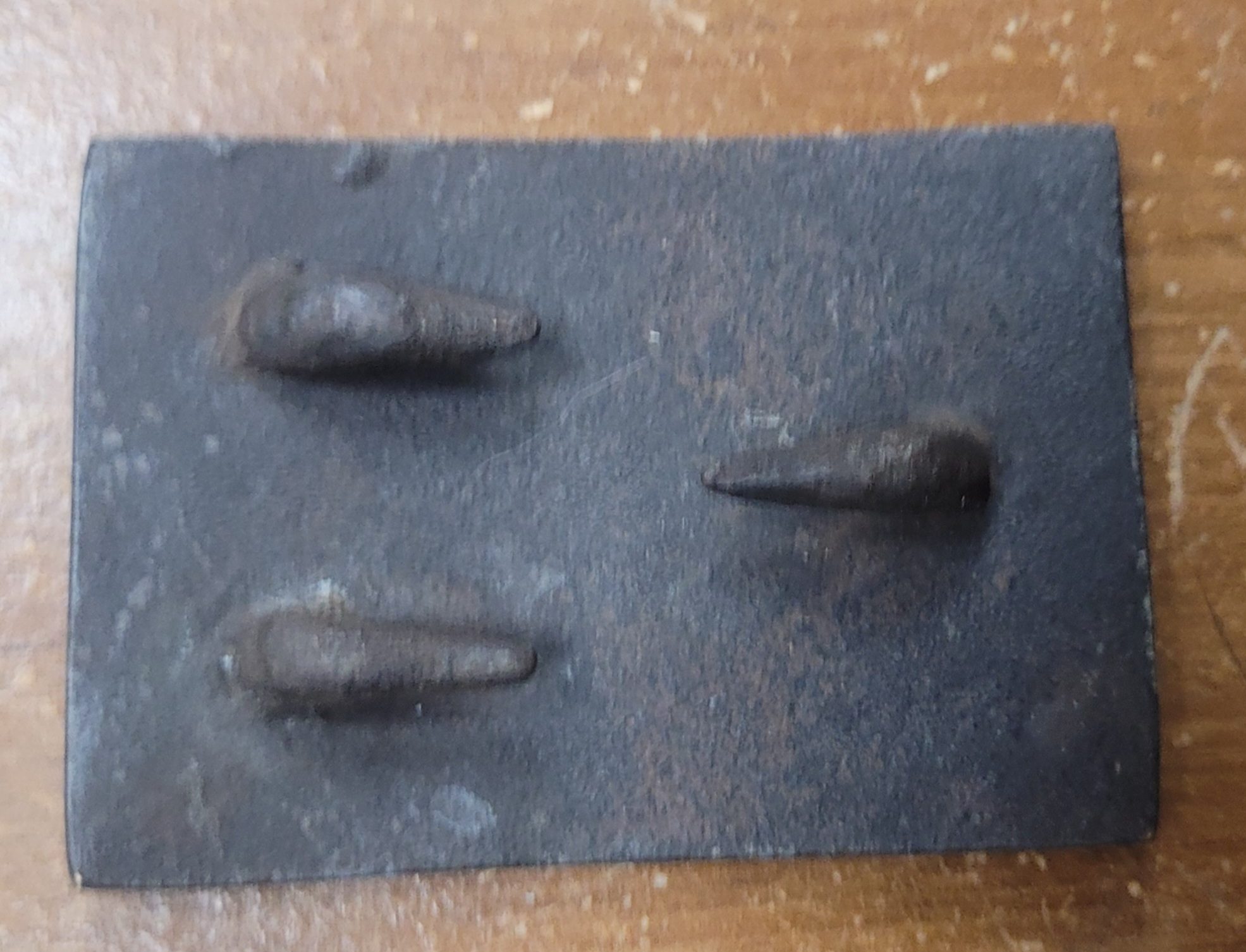 Fine Civil War Confederate rectangle CSA belt buckle, near MINT Atlanta style - Image 2