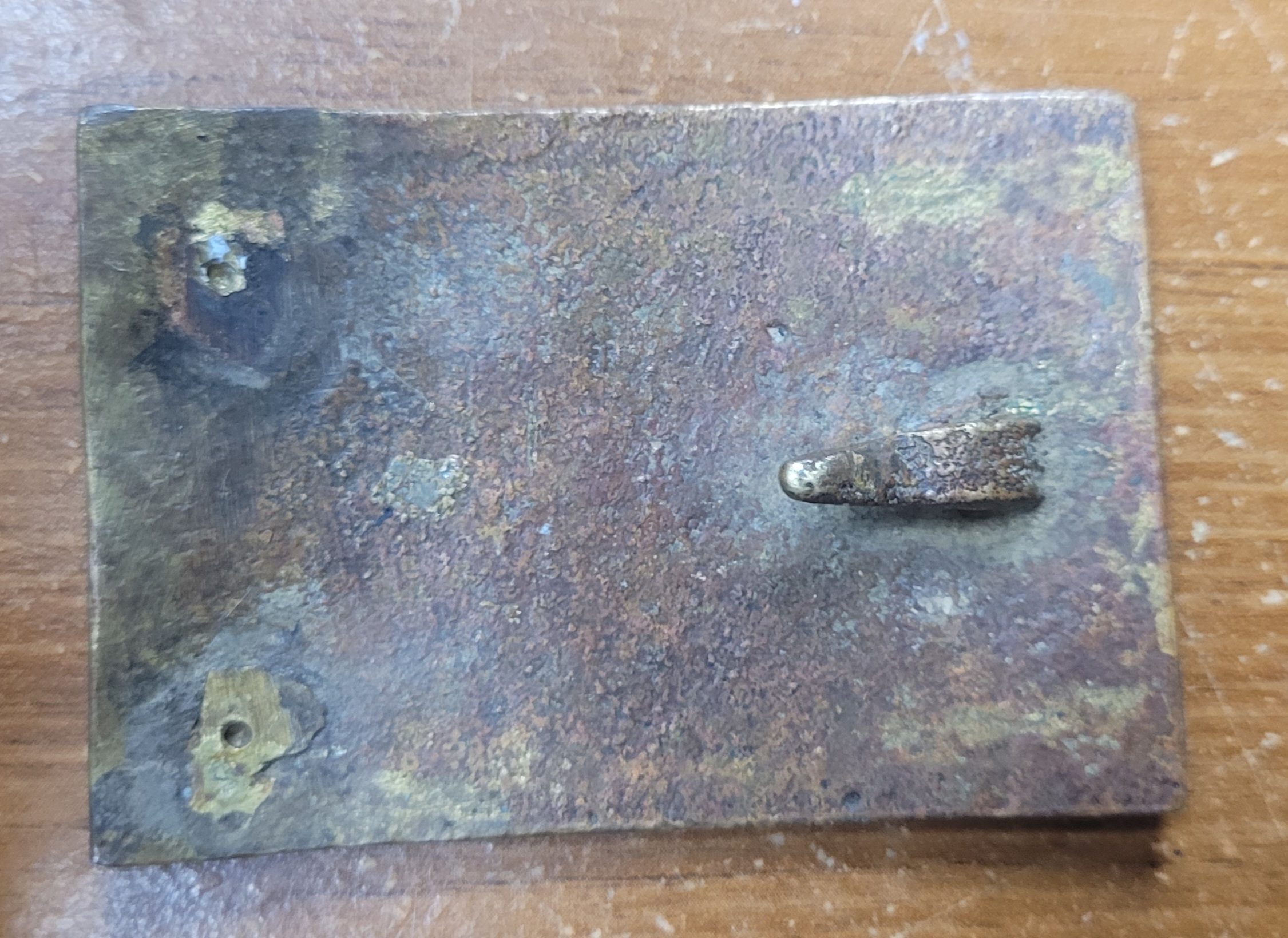 FINE Civil War Confederate CSA buckle, Richmond Armory style, possibly GETTYSBURG! - Image 2