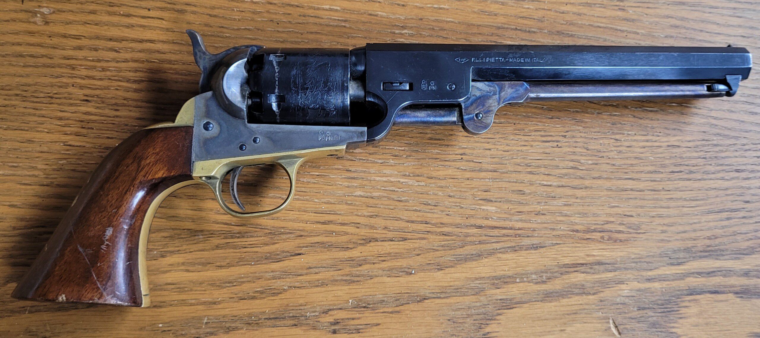 Nice quality functional REPLICA Civil War M1851 Colt Navy percussion .36 revolver by Pietta