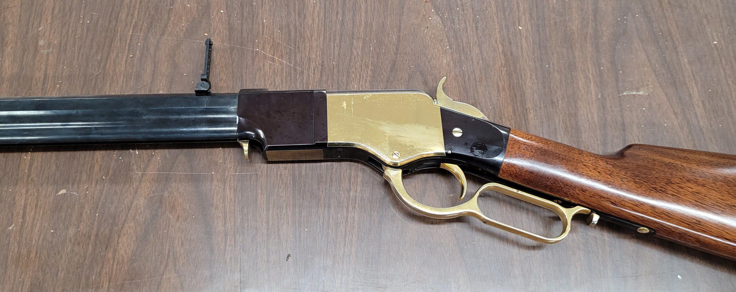 RARE Civil War type Henry M1860 Rifle manufactured in Italy for Navy Arms, late 1970s era - Image 4