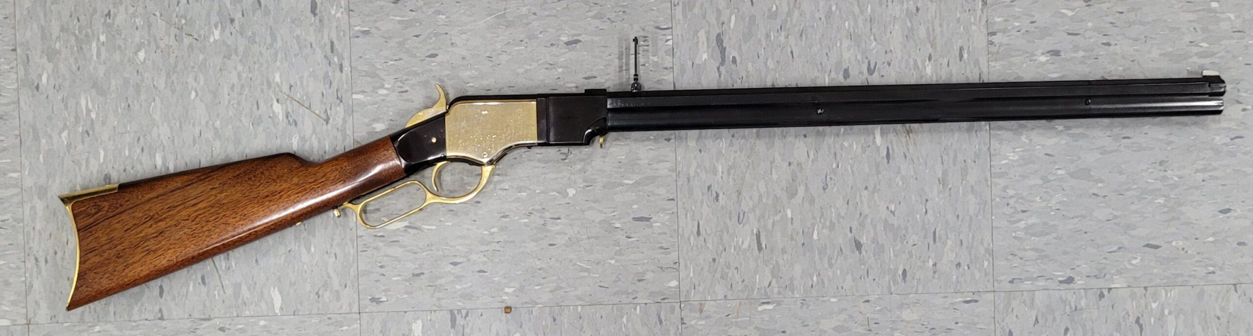 RARE Civil War type Henry M1860 Rifle manufactured in Italy for Navy Arms, late 1970s era - Image 2