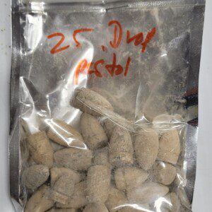 Lot of 25 dropped pistol and revolver bullets from Fredericksburg, Virginia battlefield area