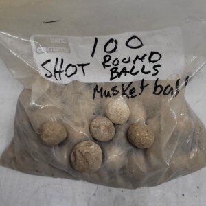 Lot of 100 Civil War fired musket balls from Fredicksburg, Virginia battlefield area!