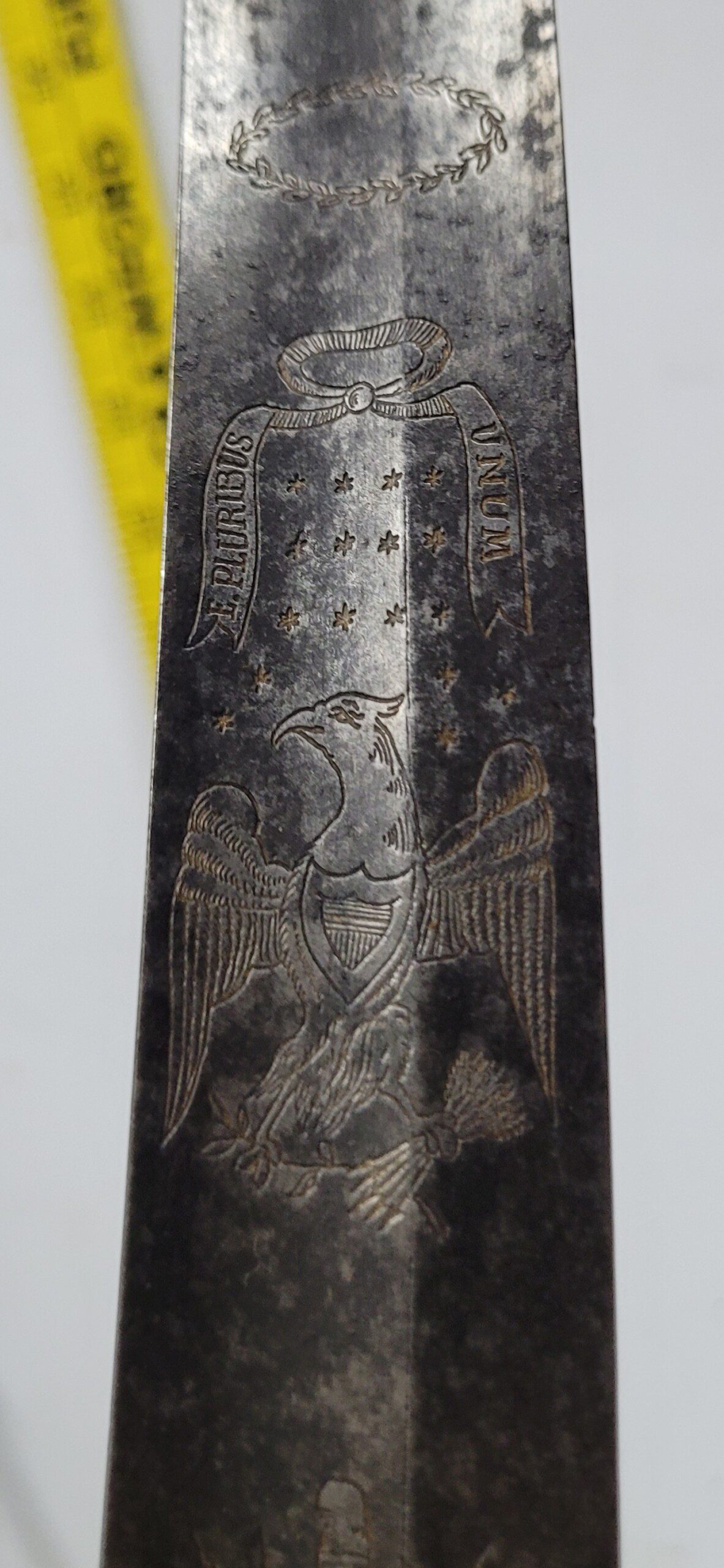 Exceptional American War of 1812 era Napoleonic style sword with patriotic motifs - Image 4