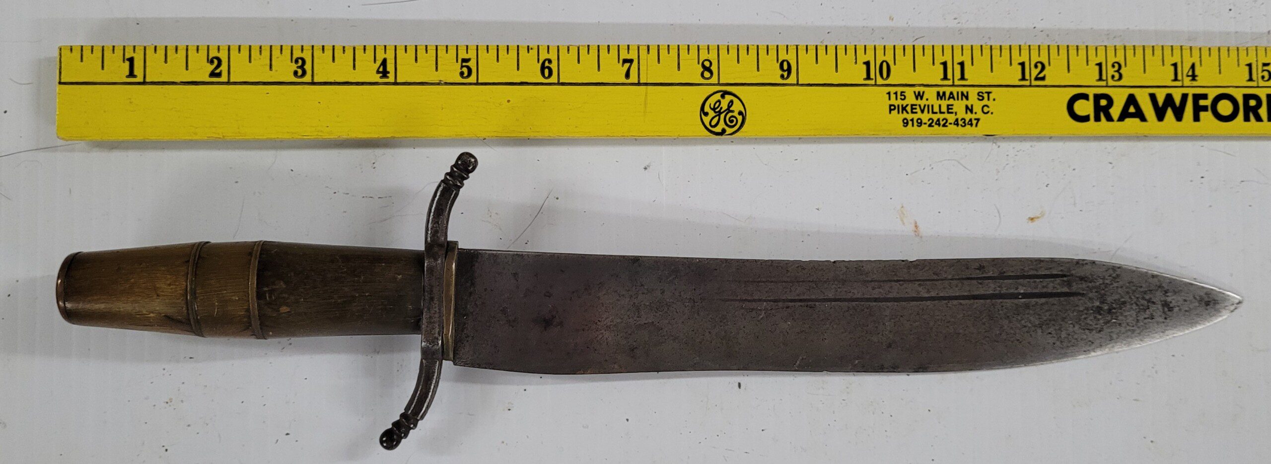 FINE pre-Mexican War era bowie knife found in an old estate in Texas! - Image 2